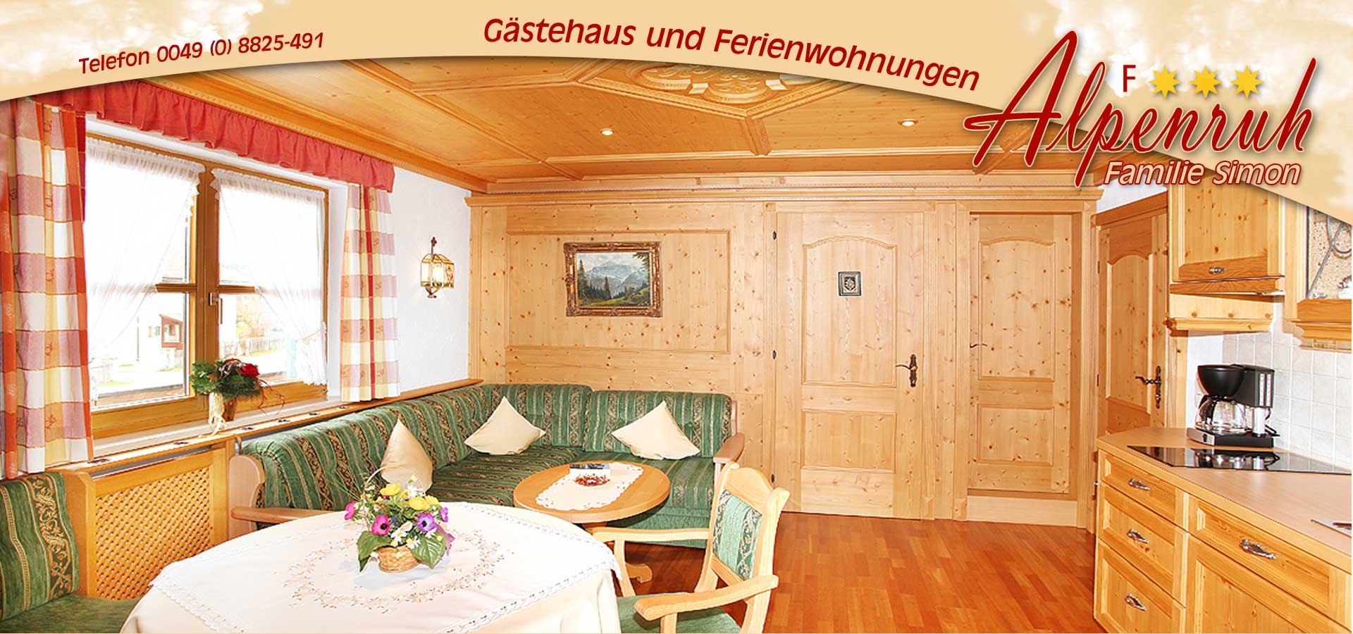 Gästehaus und Ferienwohnungen Alpenruh - Krün